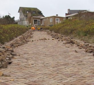 Bestratingswerk Bergen aan Zee